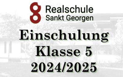 Einschulungsfeier der neuen 5er in der ersten Schulwoche