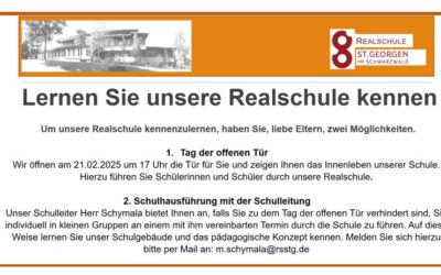 Lernen Sie unsere Realschule kennen